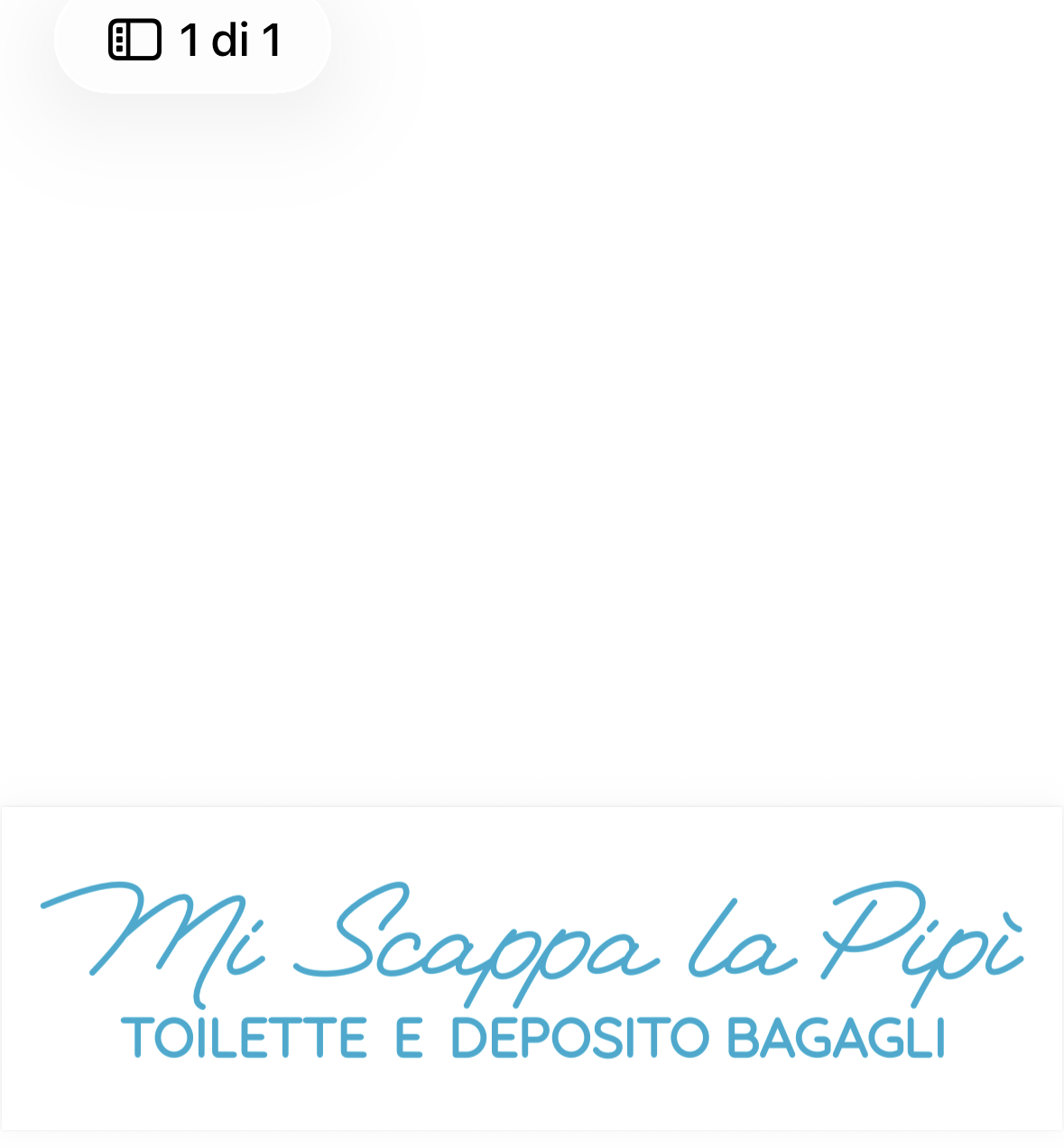 Mi Scappa la Pipì – Toilette e Deposito Bagagli, logo